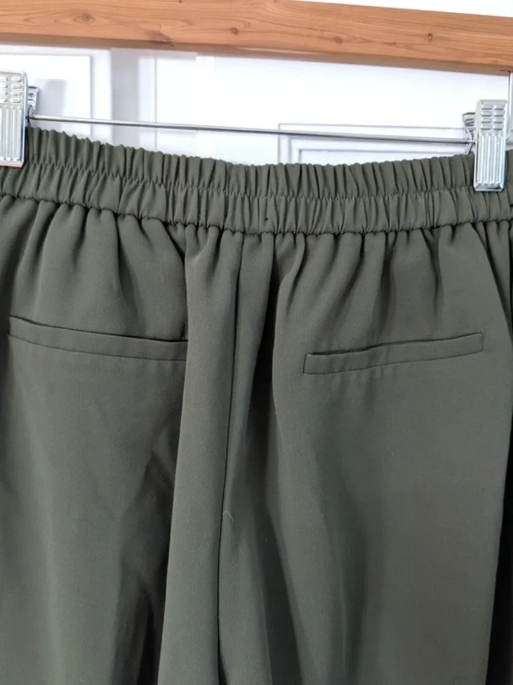J.‎ Crew Olive Green Jamie Pants Pull On Pockets Size 8